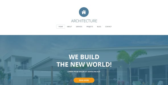 шаблон сайта строительной компании