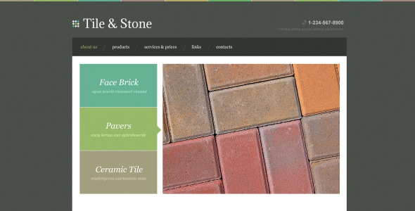 настил отзывчивый шаблон сайта