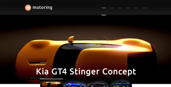 автомобильный клуб отзывчивая тема wordpress