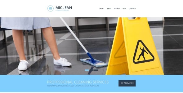 очистка адаптивного шаблона сайта