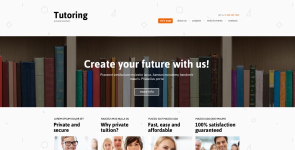 образовательный шаблон drupal