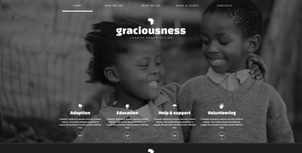 детский благотворительный отзывчивый шаблон joomla