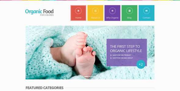 адаптивный шаблон сайта продовольственного магазина