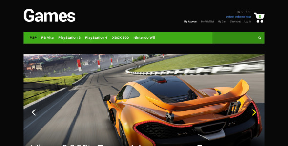 игровой портал отзывчивая тема magento