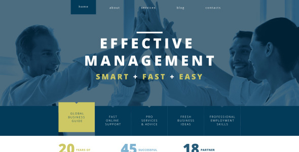 управляющая компания отзывчивая тема wordpress