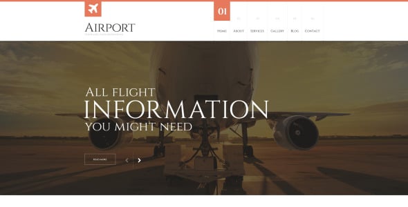 частная авиакомпания отзывчивая тема wordpress