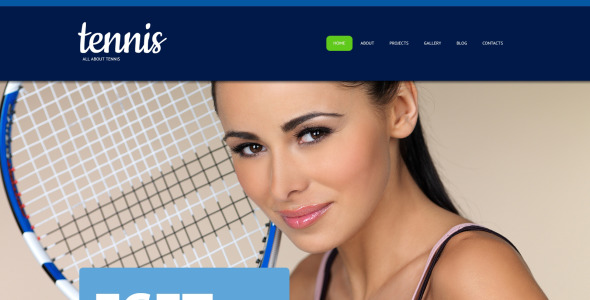 теннис отзывчивая тема wordpress