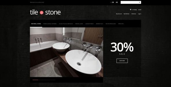 плитка камень магазин magento тема