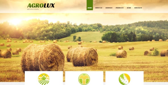 сельское хозяйство отзывчивый шаблон joomla