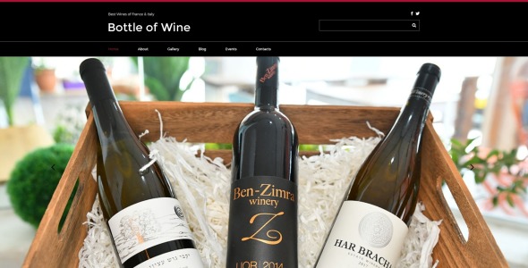 винный элегантный шаблон joomla