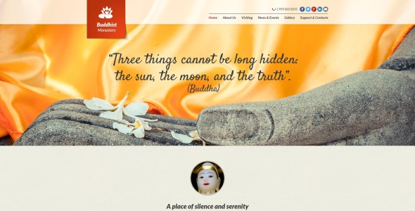 буддийский адаптивный шаблон joomla