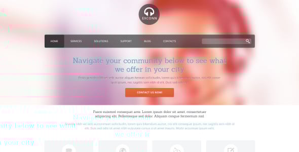 коммуникации отзывчивая тема wordpress