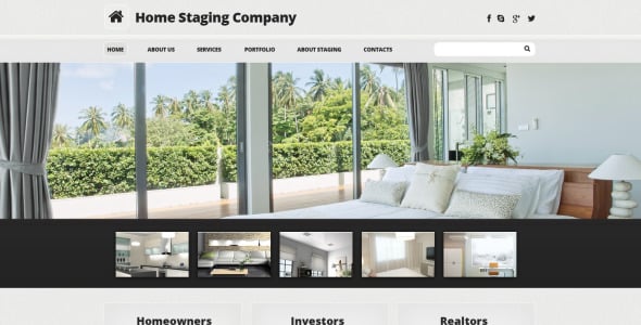 главная постановка адаптивный шаблон веб-сайта