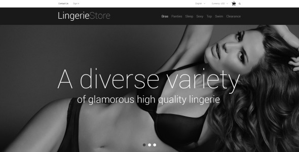 продажа нижнего белья prestashop theme