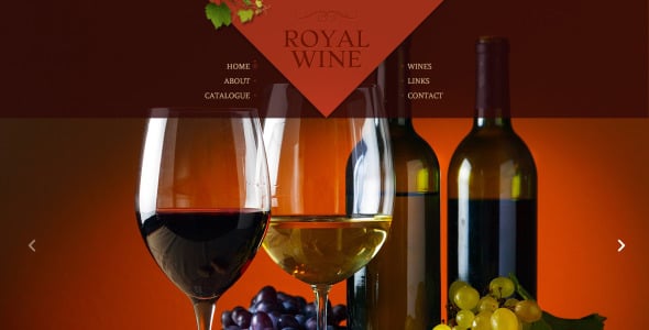 шаблон винного сайта