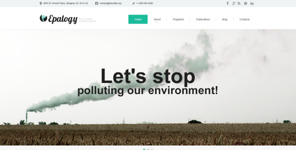 альтернативная энергетическая адаптивная тема wordpress