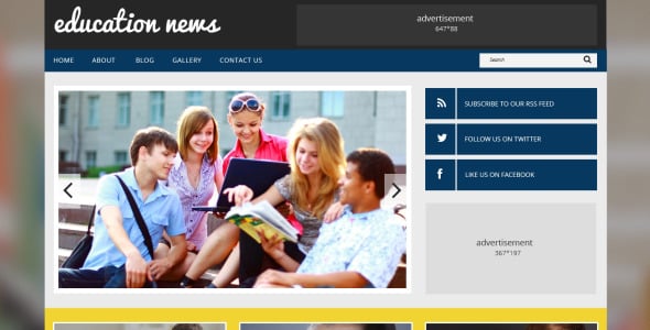 образование отзывчивая тема wordpress