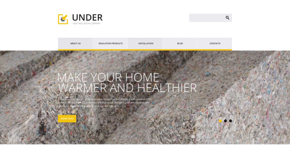 адаптивный шаблон сайта для ремоделирования дома