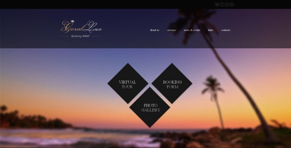 hotels moto cms html шаблон