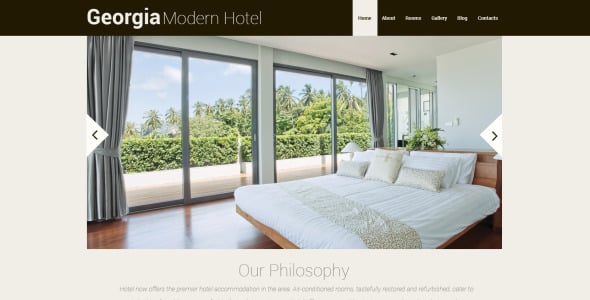 отели отзывчивая тема wordpress