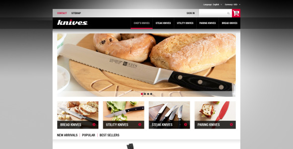 ножи из лучшей стали тема prestashop