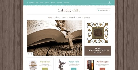 религиозная отзывчивая тема woocommerce