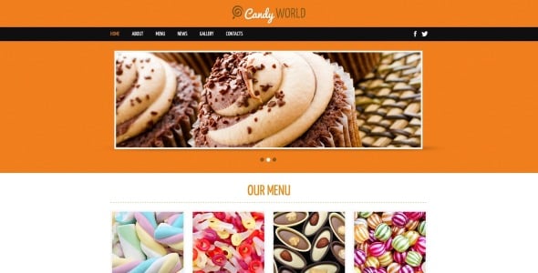 сладкий магазин отзывчивый шаблон joomla