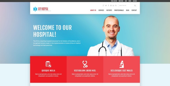 скорая помощь отзывчивый шаблон joomla