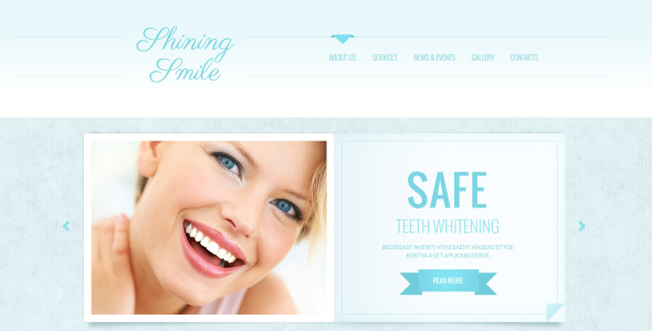 адаптивный шаблон сайта стоматологии