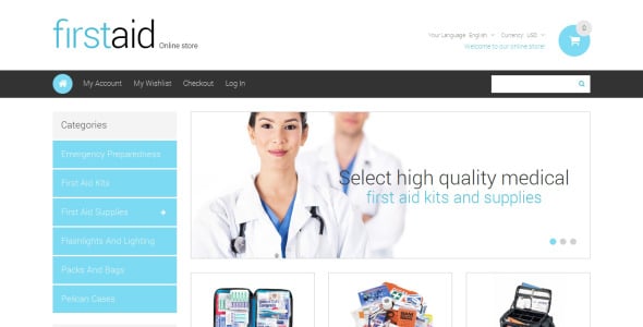 отзывчивая тема magento для аптеки