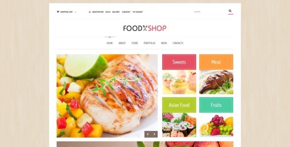 food store отзывчивая тема woocommerce