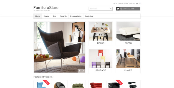 мебель отзывчивая тема shopify