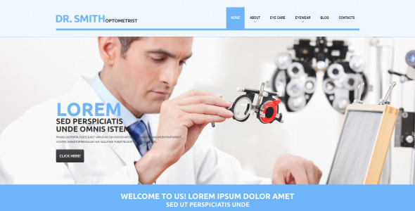 отзывчивая тема wordpress для оптометриста