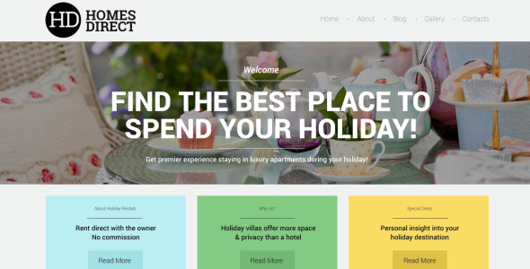 адаптивный шаблон сайта агентства недвижимости