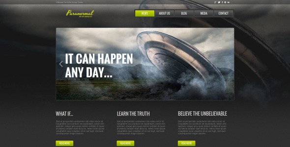 html шаблон ufo moto cms