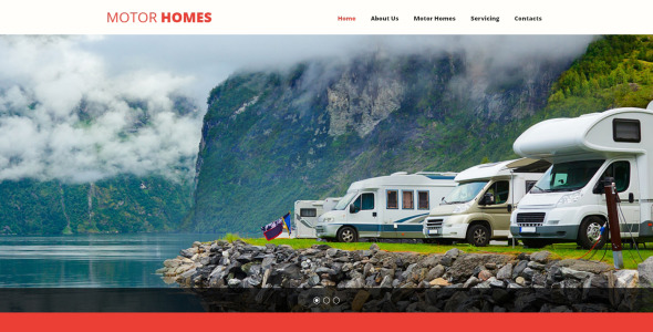 кемпинг отзывчивый шаблон сайта