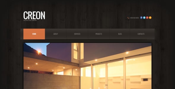 строительная компания отзывчивая тема wordpress
