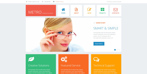 шаблон финансового консультанта drupal