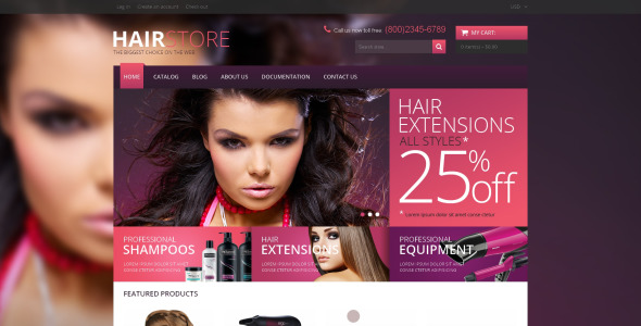 парикмахерская отзывчивая тема shopify