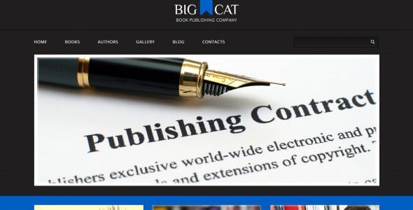 издательская компания отзывчивая тема wordpress