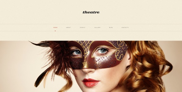 театральная адаптивная тема wordpress