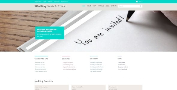 свадебный магазин отзывчивая тема woocommerce