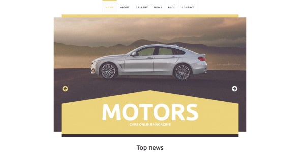 car club отзывчивая тема wordpress