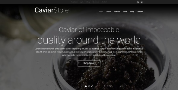 икра интернет магазин woocommerce тема