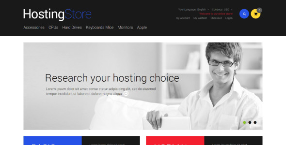 хостинг отзывчивой темы magento