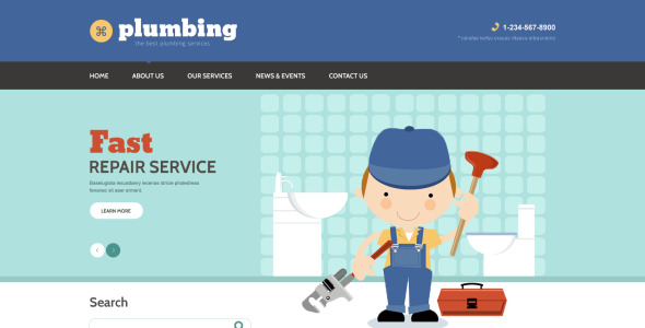 сантехника drupal шаблон