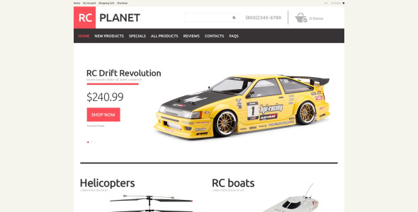 шаблон магазина игрушек zencart