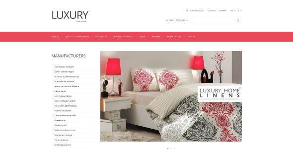 тема магазина белья prestashop