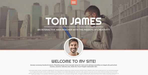 веб-дизайнер cv wordpress тема