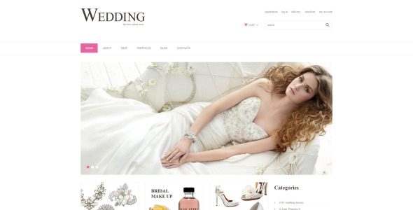 свадебный магазин отзывчивая тема woocommerce